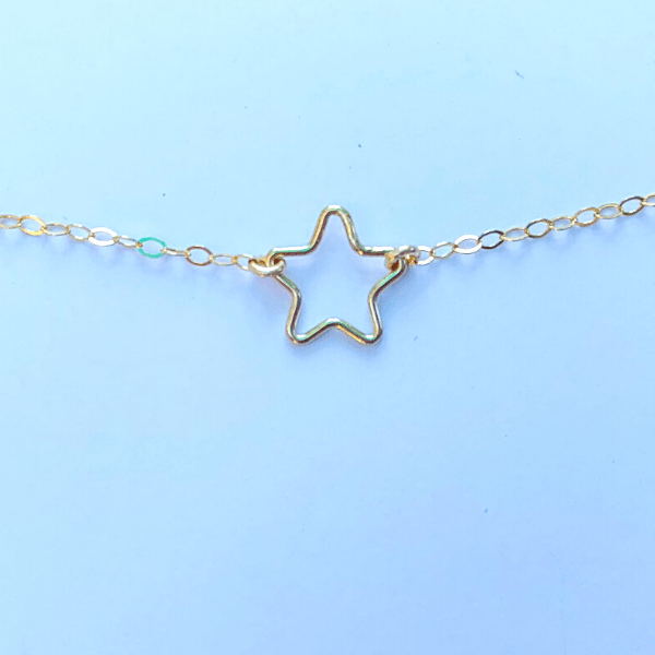 The Gold Petite Lucky Star Necklace | necklace | www.newwavesupplyco.com