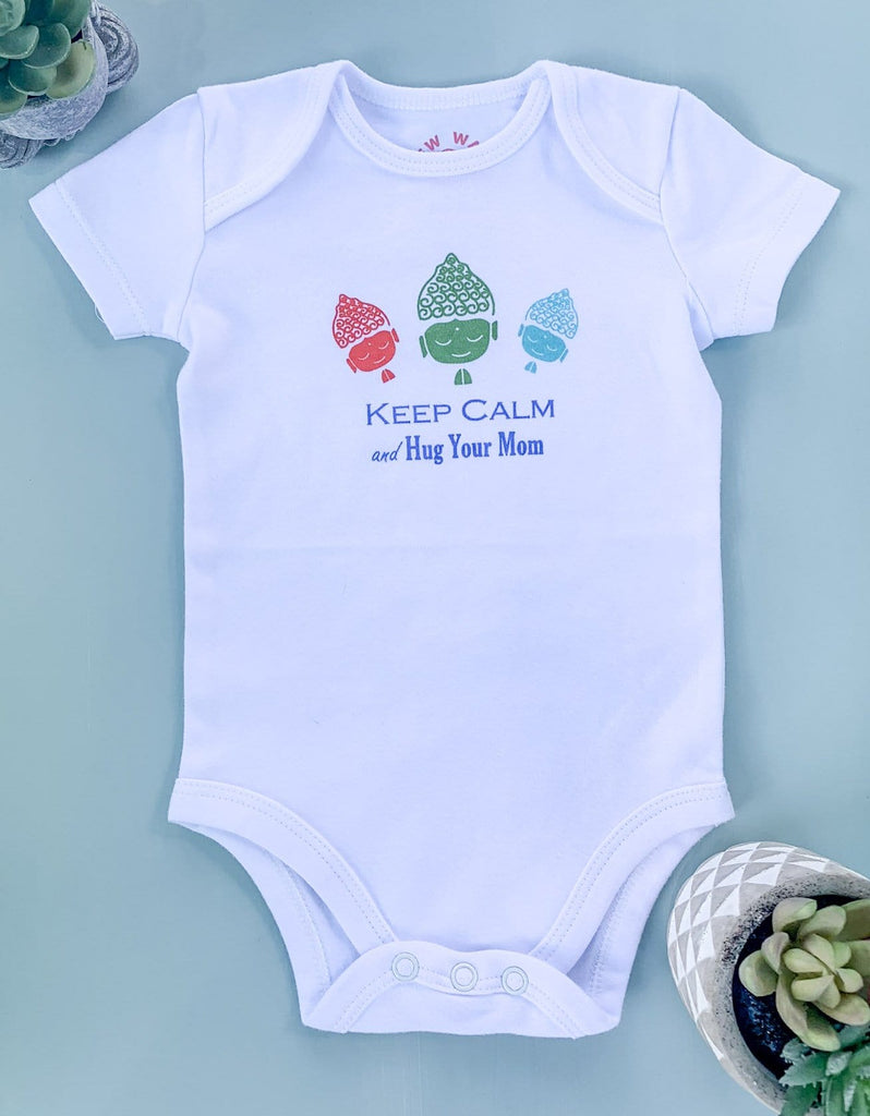 Organic Baby Buddha Onesie | onesie | www.newwavesupplyco.com