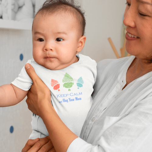 Organic Baby Buddha Onesie + Harem Pant Set