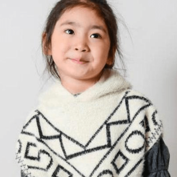 Ivory Hooded Poncho | Kids | www.newwavesupplyco.com