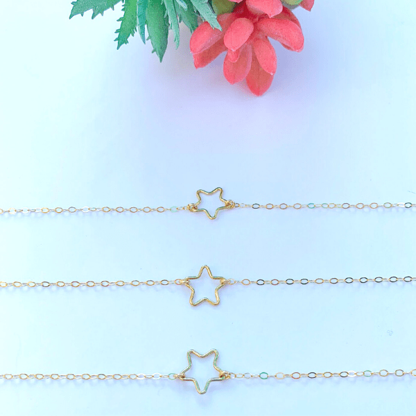 The Gold Petite Lucky Star Necklace | necklace | www.newwavesupplyco.com